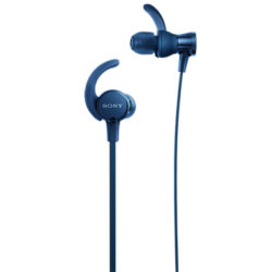 Sony MDR-XB510AS Extra Bass Splash Resistant Sports In-Ear Headphones with Mic/Remote Blue